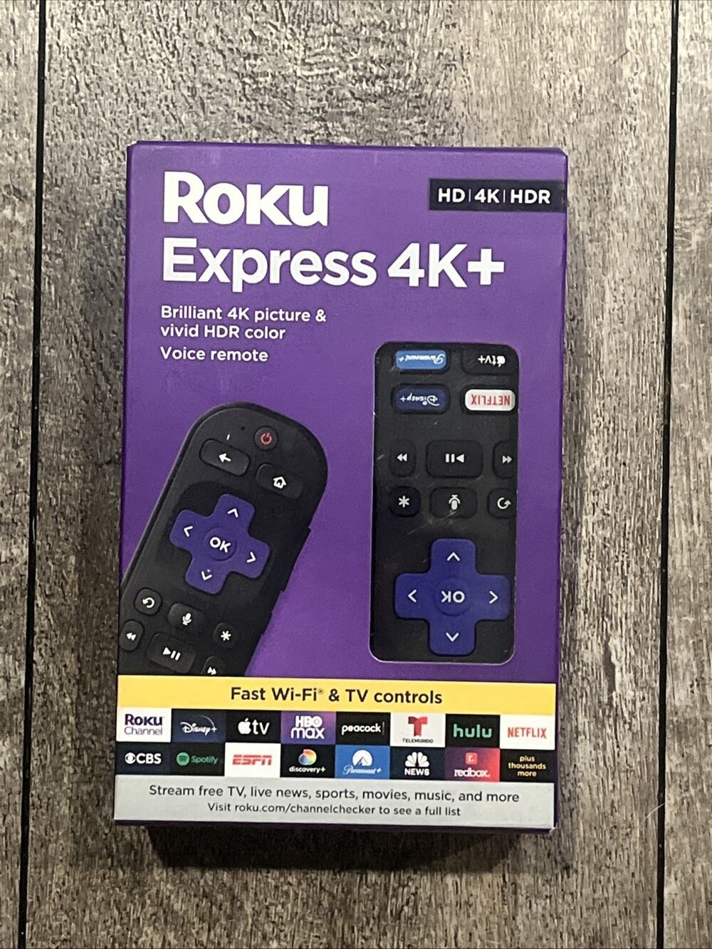 Roku Express 4K Streaming Media Player 4K HDR new in box